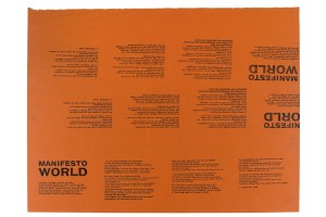 photo of Gustav Metzger's Manifesto World