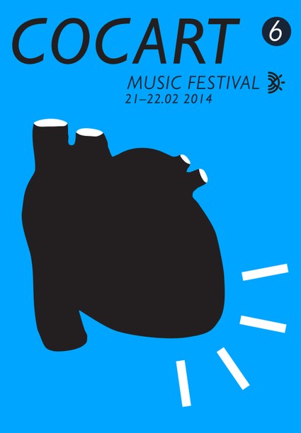 Poster promoting 6 CoCArt Music Festival