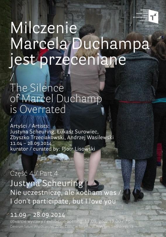 Milczenie Marcela Duchampa jest przeceniane - plakat